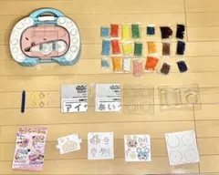 エポック社 アクアビーズ 大量セット 収納ケース付　未開封ビーズ多数あり