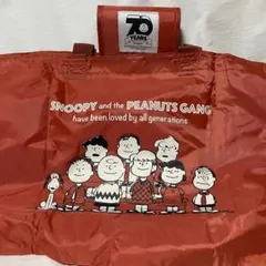 ◆新品未使用スヌーピー 70周年記念エコバッグ/オレンジ