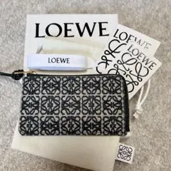 318 極上美品 LOEWE ロエベ アナグラム フラグメントケース 財布 