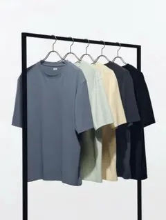 【全5色フルコンプ 】UNIQLO U MEN ドライEXクルーネックTシャツS