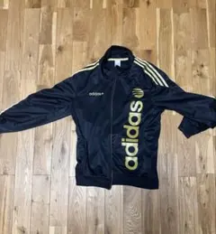 adidas ジャージセット ブラック/ゴールド