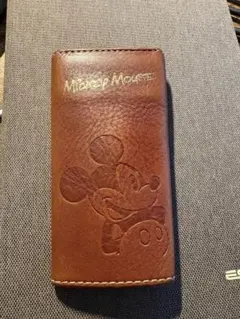 ディズニー　ミッキー　キーケース　革