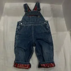 ミキハウス　レトロ　オーバーオール　90