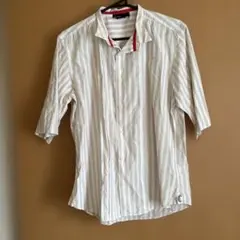 コムサコムComme Ça Commun デザイン性あり半袖シャツ L即買いOK