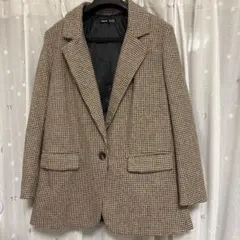 SHEIN 千鳥柄チェックジャケット