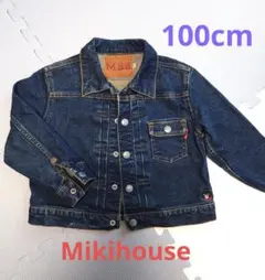 Mikihouse　DOUBLE.B デニムジャケット 　100cm
