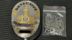 LAPD ロサンゼルス市警察 刑事 DETECTIVE レプリカ ポリスバッジ