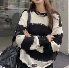 ダメージニット ニット