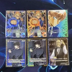 安室透　SR2枚 松田陣平　RP 2枚 白馬探　CP 1枚　寺井黄之助　CP1枚