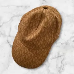【新品未使用】MICHAEL KORS ベージュ ロゴキャップ