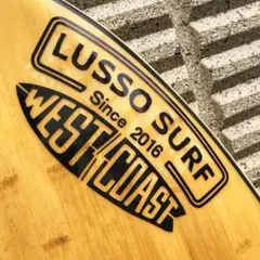 再入荷　LUSSO SURF 防水ステッカー　ブラック☆ベイフローのサムネイル
