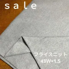 D266◇ｓａｌｅ◇フライスニット43Ｗ×150 グレー系ラスト