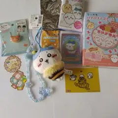 ちいかわ　ハチワレ　まとめ売り　ハチさんぬいぐるみ　キラキラダイカットステッカー