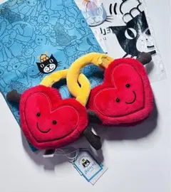 JELLYCAT 同心ロック 赤 錠前 結婚祝い ギフト ぬいぐるみ