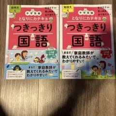 【美品】中学受験 となりにカテキョ　つきっきり国語 物語文編 説明文編 セット