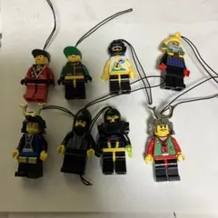レゴミニフィギュア　キーストラップ　8体セット