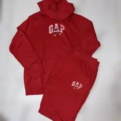 GAP x Disney レッド パーカーとパンツセット M/S