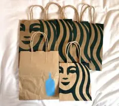 スタバ　ブルーボトルコーヒー　ショッパー　紙袋