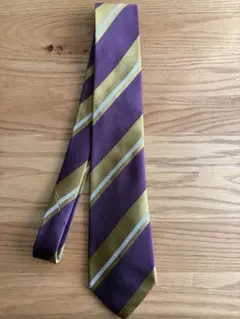 FRANCO BASSI ストライプネクタイ　シルク100%　イタリア製