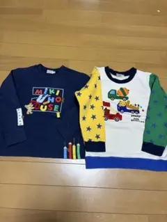男の子 110サイズ ミキハウス MIKIHOUSE 男の子 長袖 トレーナー