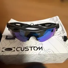 KT様価額✨付属品完備✨OAKLEY レーダーロックカスタム品レンズブルー系