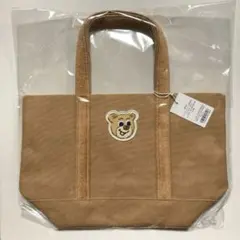 □新品□フェイラー オールドテディワッペントートバッグ ベージュLL