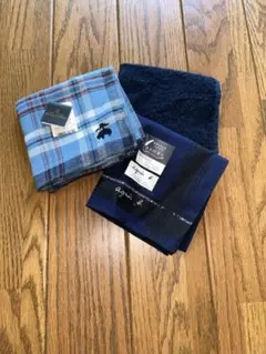 青系ハンカチ　3点セット　新品