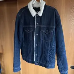 GAP デニムジャケット ボア襟 S