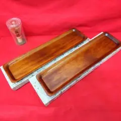 煎茶道具 煎茶盆　黒松　長盆　一文字盆 木製 古美術　工芸品　骨董品 煎茶道具 煎茶盆 黒松 長盆 一文字盆 木製 古美術 工芸品 骨董品