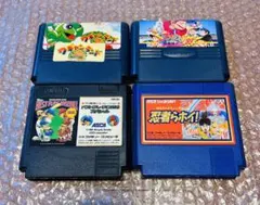 【FCソフト4本セット・任天堂・ファミコン】cir