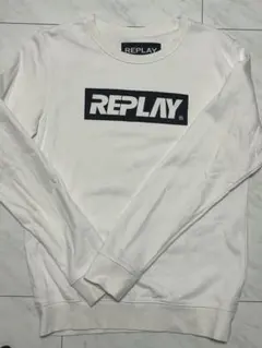【REPLAY】ホワイトトレーナーのサムネイル