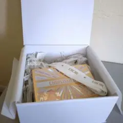 ディオール2025ホリデー　ノベルティポーチ クリスマス ゴールドラメ