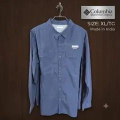 【Columbia】オムニシェイド 長袖シャツ フィッシングシャツ 青 XLのサムネイル
