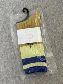 Vivienne Westwood オーブ刺繍 ラメ入りリブソックスのサムネイル