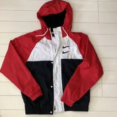 Nike ナイロンジャケット Sサイズ 赤黒白
