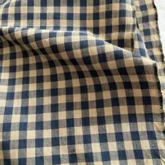 ホームスパン　カントリーチェック　先染めチェック　g