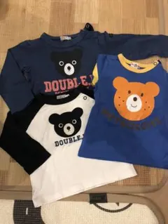 ミキハウス　ロンT3枚セット