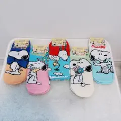 スヌーピー 靴下 5足セット 23-25cm まとめ売り 可愛い キャラクター