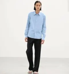 AURALEE WASHED FINX TWILL SLIM SHIRT 3のサムネイル