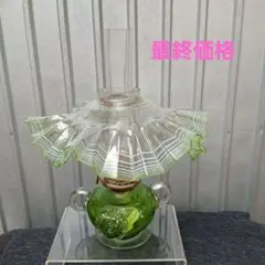 北一硝子 KITAICHI GLASS オイルランプ 青ガラス レトロ - メルカリ
