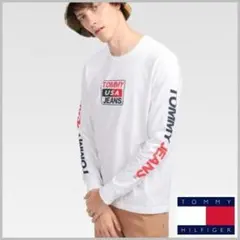 TJM LONGSLEEVE USA TEE　ロングスリーブ ホワイト　Mサイズ
