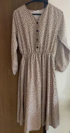 レオパード ロングワンピース