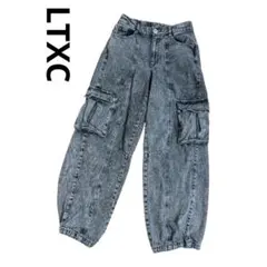 【LTXC】デニムカーゴパンツ160(L)