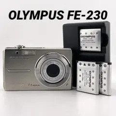 実写良⭕️【動作確認済】OLYMPUS FE-230 シルバー　デジカメ 実写良⭕️【動作確認済】OLYMPUS FE-230 シルバー デジカメ - メルカリ