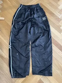 ミズノ　ウィンドブレーカー　パンツ　ブラック