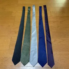 メンズ　ブランドネクタイ　5本セット　シルク100%あり