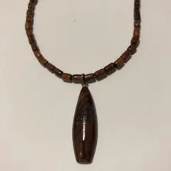 【H】ハワイアンジュエリー　ウッドネックレス