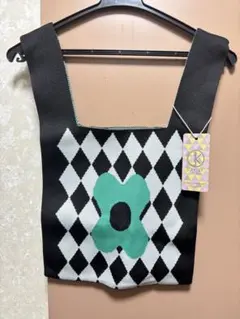 【新品タグ付き】トートバッグ（ニットバッグ）D.KELLY