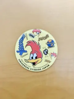 USJ ウッディー・ウッドペッカー 缶バッジ