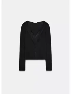 ZARA コンビネーションレーストップジャケット